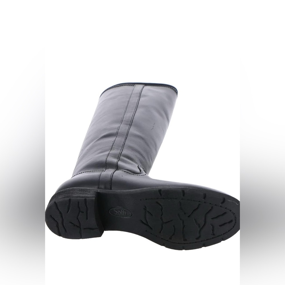 Sofft Bluma Women's Black Leather Knee-High Boots.  Size 7 New - Picture 2 of 9